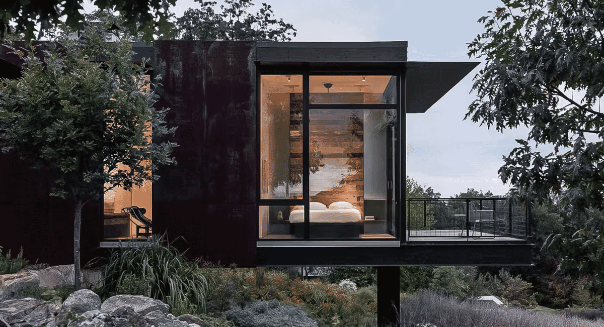 Blue Ridge House by Olson Kundig Architects exterior
